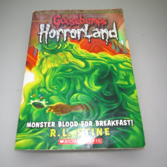 Goosebumps HorrorLand Monster Blood for Breakfast! by R.L. Stine – Paperback - Picture 1 of 3